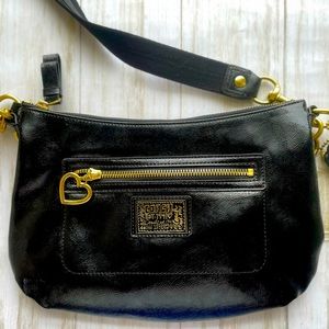 Cute alert!!!  Patent Leather Coach crossbody!